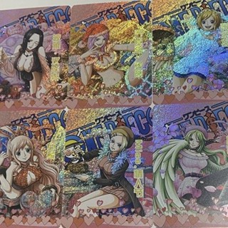 การ์ดแฟลช ลายการ์ตูนอนิเมะ One Piece Christmas Empress Nami 9 ชิ้น