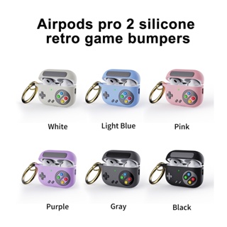 เคสหูฟังบลูทูธไร้สาย แบบซิลิโคนนิ่ม ลายการ์ตูนเกมคอนโซล สําหรับ Airpods pro2 2022