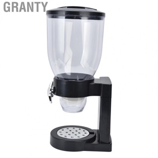 Granty Grain Dispenser 17.5oz Transparent Safe Rice Storage Container W/Rubber Base US