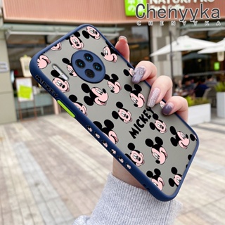 สําหรับ Huawei Mate 30 Pro Mate 30 Lite เคส เต็มจอ เมาส์ ฝ้า ใส ขอบสี่เหลี่ยม เคส รูปแบบ ซิลิโคน กันกระแทก ป้องกัน เคสนิ่ม