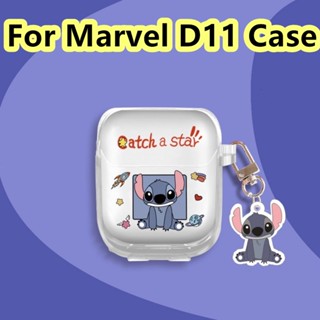 【จัดส่งด่วน】เคสหูฟัง แบบนิ่ม ลายการ์ตูนอนิเมะ Marvel D11 สําหรับ Marvel D11