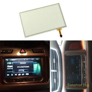 Fun หน้าจอแสดงผล LCD ขนาดใหญ่ 7 หน้าจอ ติดตั้งง่าย สําหรับเครื่องเล่นในรถยนต์ 307 206