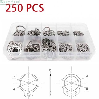 【Big Discounts】Circlip 250pc/Set Bearing External Circlip Light Equipment Tools M6-M15#BBHOOD