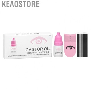 Keaostore Lash Boost Serum  Protecting Hair Scales Eyelash Growth Serum with Small Brush for Women Home