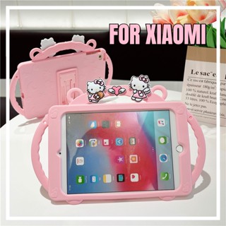 เคสโทรศัพท์มือถือ ซิลิโคนนิ่ม พร้อมสายคล้อง และขาตั้ง สําหรับ Xiaomi Mi Pad 5 Mi Pad 5 Pro Mi Pad 6 Mi Pad 6 Pro 11 นิ้ว 2021 2023