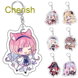 Cherish พวงกุญแจฟิกเกอร์ อนิเมะ Hololive Vtuber Inugami Korone Shirakami Fubuki Usada Pekora น่ารัก ของขวัญ