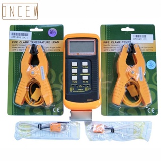 【ONCEMOREAGAIN】Thermometer Type K 1 Meter 149 X 71 X 41 Mm 2 Pipe Clips Auto Power Off