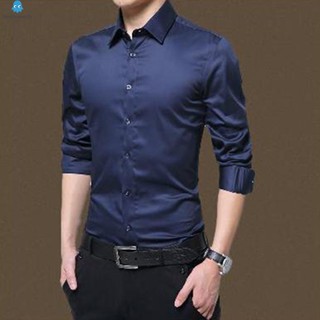 เสื้อเชิ้ตทํางาน ผ้าฝ้าย ให้ความอบอุ่น สวมใส่สบาย สไตล์นักธุรกิจ