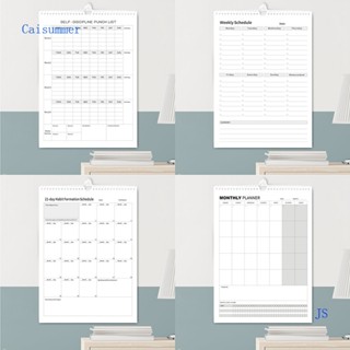 Caisummer สมุดโน๊ตไดอารี่ แพลนเนอร์รายสัปดาห์ พร้อมตารางเวลา