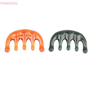 Pinkcool หวีพลาสติก ป้องกันไฟฟ้าสถิตย์ สําหรับนวดศรีษะ 1 ชิ้น