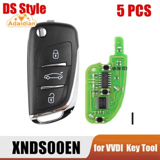 รีโมตกุญแจไร้สาย 3 ปุ่ม DS สไตล์ Fob สําหรับ Xhorse XNDS00EN VVDI