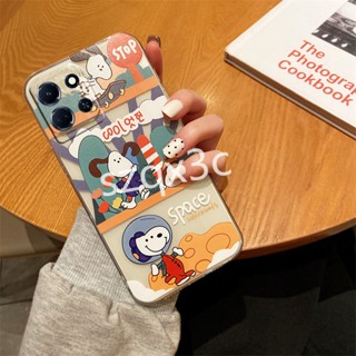 เคสโทรศัพท์มือถือแบบนิ่ม ใส กันรอยเลนส์กล้อง ลายการ์ตูนเทเลทับบี้น่ารัก สําหรับ Infinix Note 30 VIP Pro 30i 4G 5G Hot 30i 30 Play FREE FIRE Smart 7 HD PLUS