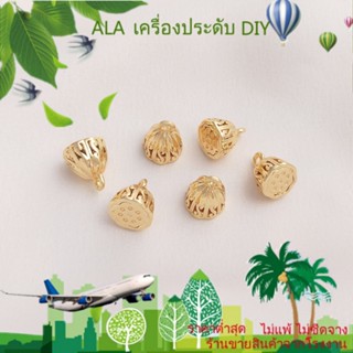 ❤️เครื่องประดับ DIY❤️จี้ชุบทอง 14K รูปดอกบัว ขนาดเล็ก แฮนด์เมด DIY สําหรับทําเครื่องประดับ สร้อยข้อมือ สร้อยคอ สร้อยข้อมือ[จี้/ลูกปัด/สร้อยคอ/สร้อยข้อมือ/กําไลข้อมือ/ต่างหู]