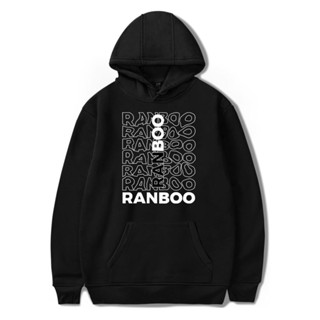 เสื้อกันหนาว มีฮู้ดดี้ ขนาดใหญ่ ลาย Ranboo Merch สไตล์ฮาราจูกุ ฮิปฮอป เหมาะกับฤดูใบไม้ผลิ และฤดูใบไม้ร่วง สําหรับผู้ชาย และผู้หญิง ไซซ์ 4XL