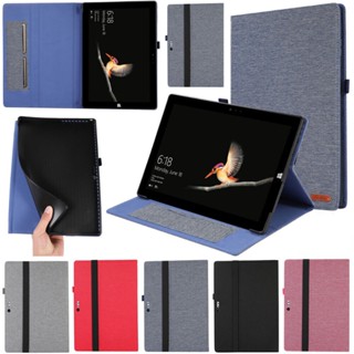 เคสแท็บเล็ต หนัง PU พร้อมขาตั้ง สําหรับ Microsoft Surface Pro 4 5 6 7 8 9 5G 2017 2021 2022