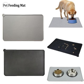 Easy Washing Waterproof Pet Mat for Dog Cat Food Grade Silicone Pet Food Pad Pet Bowl Drinking Mat Dog Feeding Feeder Placemat