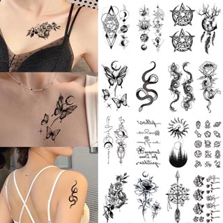 【Magic Tattoo】สติกเกอร์รอยสักชั่วคราว ขนาดเล็ก กันน้ํา ติดทนนาน 10.5*6 ซม.