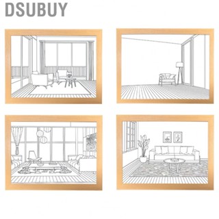 Dsubuy Glowing Painting  Light and Shadow Mini Modern Minimalist for Study Room