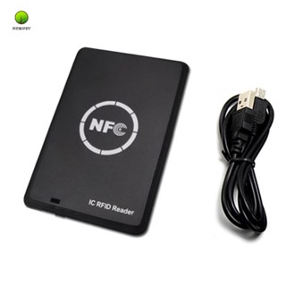 เครื่องอ่านการ์ด IC RFID RFID NFC 13.56MHz โปรแกรมเมอร์เข้ารหัส