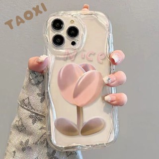 Uulj เคสโทรศัพท์มือถือแบบนิ่ม ใส กันกระแทก ลายดอกไม้ภาษาอังกฤษ สําหรับ Iphone 14 13promax 12 11 7 8p xsxr