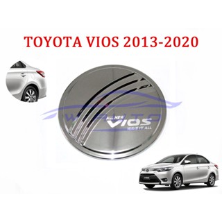 ครอบฝาถังน้ำมัน TOYOTA VIOS 2013 - 2019 ชุบโครเมี่ยม ครอบฝาปิดถังน้ำมัน โตโยต้า วีออส ครอบฝาถัง ครอบ ฝาถัง ของแต่งวีออส