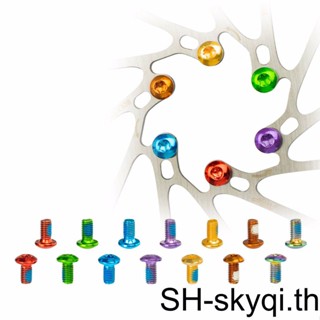 สกรูดิสก์เบรก T25 โลหะผสมเหล็ก อุปกรณ์เสริม สําหรับจักรยานเสือภูเขา 12 ชิ้น