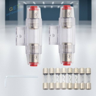 [Getdouble.th] ฐานฟิวส์เสียงสเตอริโอ AGU 12 24V ทองแดง สําหรับรถยนต์ รถบรรทุก 1 ชุด