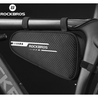 Rockbros กระเป๋าสะท้อนแสง ทรงสามเหลี่ยม ไม่มีสัมผัส อุปกรณ์เสริม สําหรับติดด้านข้างรถจักรยาน