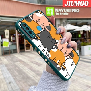 สําหรับ Huawei Nova4 Nova 4E P30 Lite เคสการ์ตูนแมวน่ารัก รูปแบบแฟชั่น บาง ฝ้า เคสโทรศัพท์แข็ง ซิลิโคน ป้องกัน เคสกันกระแทก