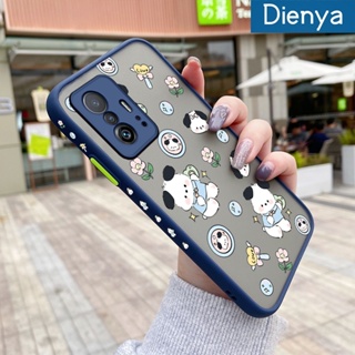 เคสโทรศัพท์มือถือ ซิลิโคนนิ่ม ใส กันกระแทก ลายการ์ตูนหมี ดอกไม้ สําหรับ Xiaomi 12T Pro 11T Pro