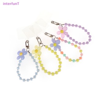 [InterfunT] สายคล้องโทรศัพท์มือถือ ป้องกันการสูญหาย สีมาการองน่ารัก สําหรับผู้หญิง 1 ชิ้น