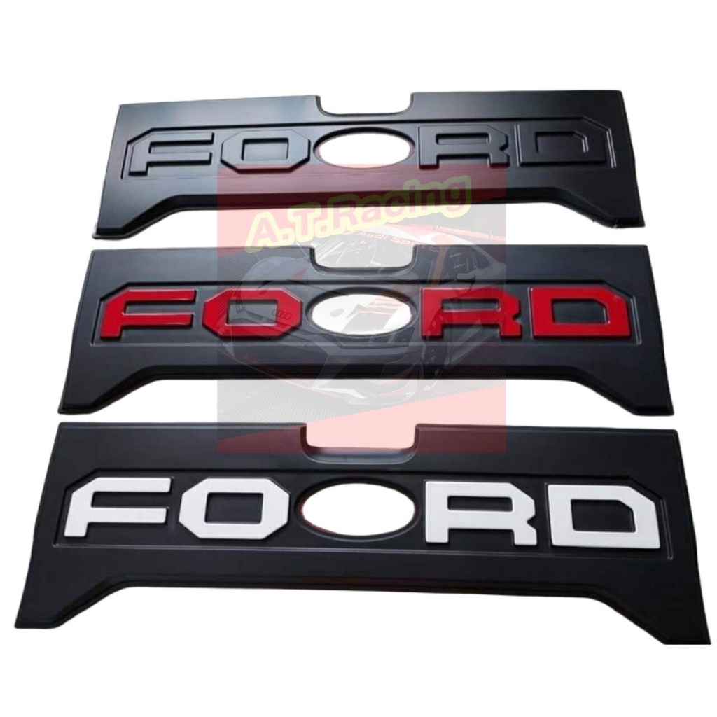 รถFord ฟอร์ด แผ่นปิดกระบะท้าย/แผ่นปิดฝาท้ายกะบะ (ใหญ่เต็ม) Ford Ranger 2012-2021 **FORD 2022 ใส่ไม่ไ