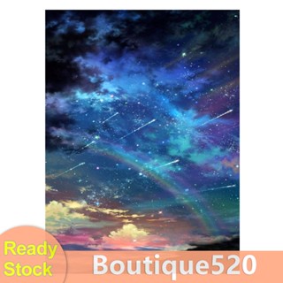 Meteor Shower สติกเกอร์เพชรเทียม 5D DIY สําหรับตกแต่งบ้าน [boutique520.th]