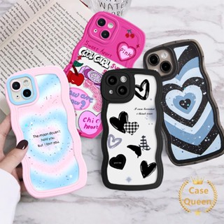 เคสโทรศัพท์มือถือนิ่ม ขอบหยัก ลายผีเสื้อ สีชมพู ไล่โทนสี สําหรับ Samsung A13 A03s A02s A14 A23 A12 A30 A20 A04s A50 A20s A32 A04 A52 A52s A50s A30s M12 A04E