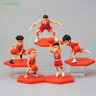 [TinChingT] โมเดลฟิกเกอร์อนิเมะ Slam Dunk Shohoku Basketball Player Hanamichi ของเล่นสําหรับเด็ก 5 ชิ้น ต่อชุด