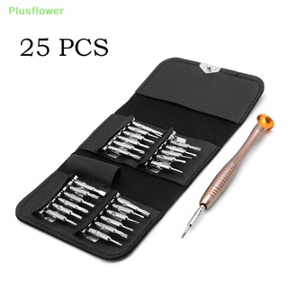 (Plusflower) 25 in 1 ชุดเครื่องมือไขควง สําหรับ Macbook Air Smartphones 1 ชุด