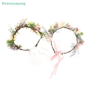 [Beautyupyang] มงกุฎดอกไม้ ประดับผม สําหรับผู้หญิง