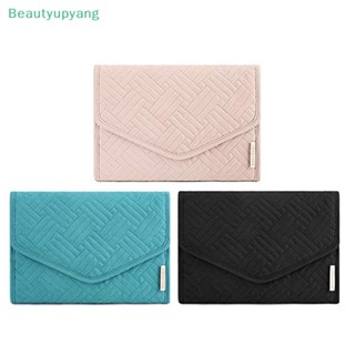 [Beautyupyang] ม้วนเก็บเครื่องประดับ สร้อยคอ ต่างหู แบบพกพา พับได้