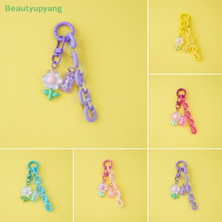 [Beautyupyang] พวงกุญแจเรซิ่น จี้รูปดอกทิวลิป น่ารัก สําหรับผู้หญิง