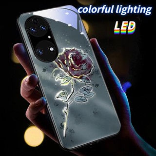 Mg เคสโทรศัพท์มือถือ LED ลายหัวใจ สําหรับ Huawei P30pro P50pro P40pro+ Honor50pro nova11pro mate50Pro 30Epro nova7se 8se mate40Pro HonorX7 X8 70Pro