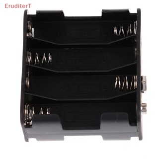 [EruditerT] กล่องเคส AA 12V 8 ชิ้น พร้อมตัวเชื่อมต่อ 9V [ใหม่]