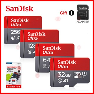 SanDisk Ultra Micro SDCard Speed 100mbs 32GB 64G 128GB Class10 (SDSQUNR) กล้องวงจรปิดไร้สาย กล้อง IP Camera TF Card