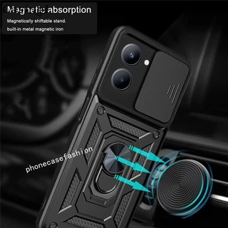 เคสโทรศัพท์สําหรับVivo Y03 Y03T Y04 Y18 Y18s Y27s Y28s Y29 Y36 Y19s Y100 Y200 Y28 Y27 5G 2024 4Gโทรศัพท์ปลอกแหวนขาตั้งเกราะกันกระแทกเลนส์ป้องกันเลนส์กล้องHard