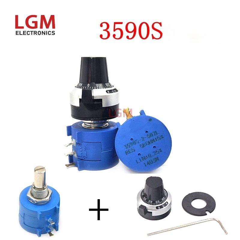3590S Potentiometer Precision Adjustable Resistor 3590S-2-101 501 102 202 502 103 203 503 104L 1K 2K