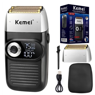 ของแท้ Kemei เครื่องโกนหนวดไฟฟ้า KM-2026 สําหรับผู้ชาย