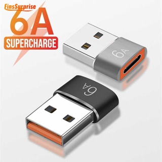 [Surprise] อะแดปเตอร์แปลงสายเคเบิ้ล USB 2.0 Type-C เป็น Type-C ตัวเมีย 6A ชาร์จเร็ว