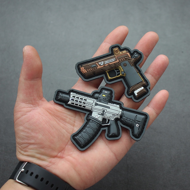 ที่กําหนดเอง Q-version TTI Pit Viper PVC Morale Seal ได้อย่างรวดเร็วไล่และฆ่า Wake 3D Velcro Patch /