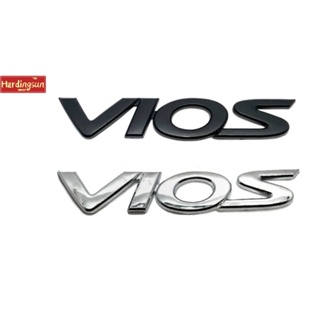 สติกเกอร์ตราสัญลักษณ์ ABS โครเมี่ยม ลายโลโก้ตัวอักษร VIOS สําหรับติดฝากระโปรงหลังรถยนต์ TOYOTA VIOS 1 ชิ้น