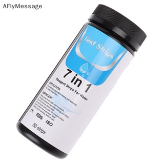 Afl 7 in1 แถบไนไตรต์ไนเตรต ทดสอบค่า PH สําหรับตู้ปลา 50 ชิ้น