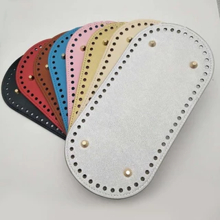(qc)BIBITOP กระเป๋าหนัง PU ทรงวงรี หลากสี 25*12 ซม.